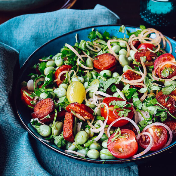 Recept voor tuinbonen salade